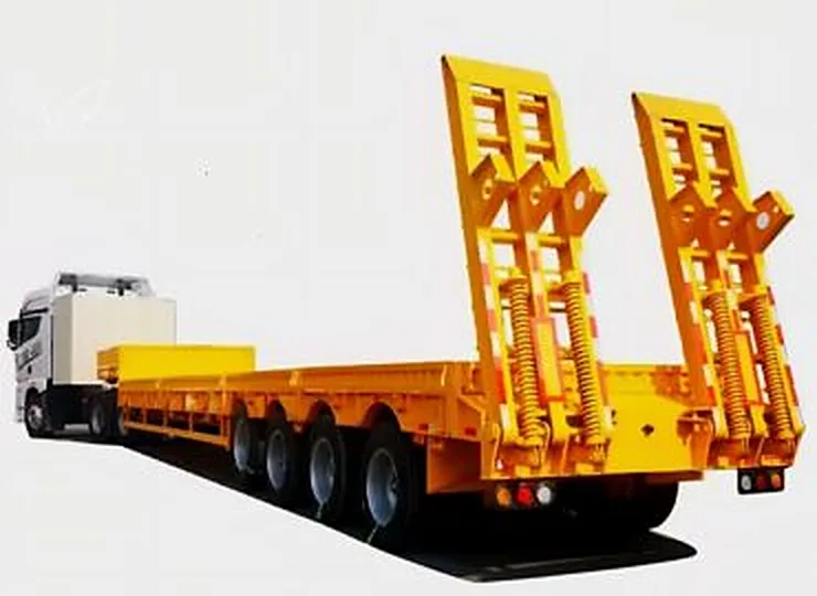 Low bed trailer